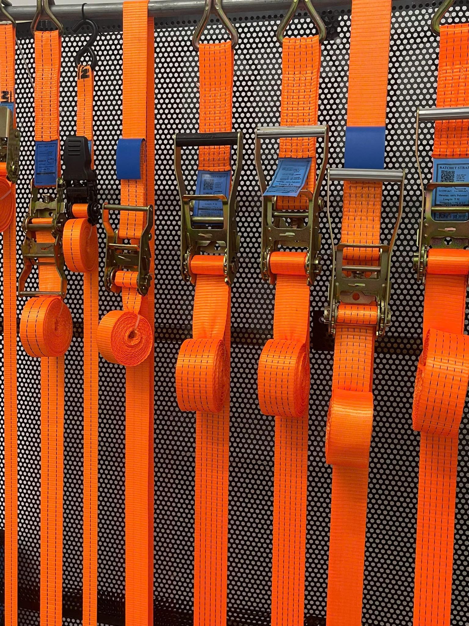 Heavy Duty Ratchet Lashing Straps 3m / 5m / 8m / 10m Cargo Tie Down Strap