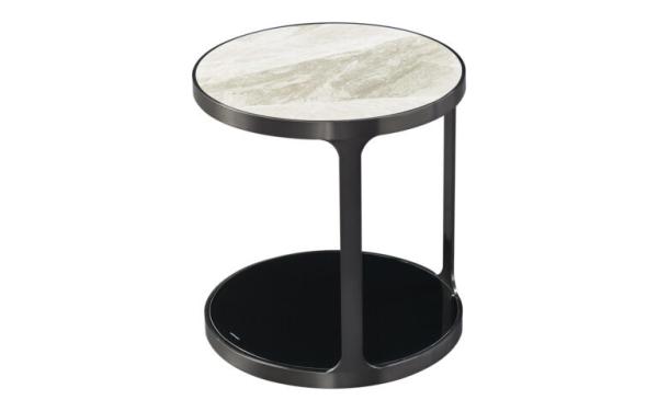Hollow Stainless Steel Base White Nordic Coffee Table Ceramic Marble Modern