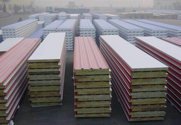 0.3 - 0.6mm Cold Room Panels , Easy Installation Metal Sandwich Panel Roof