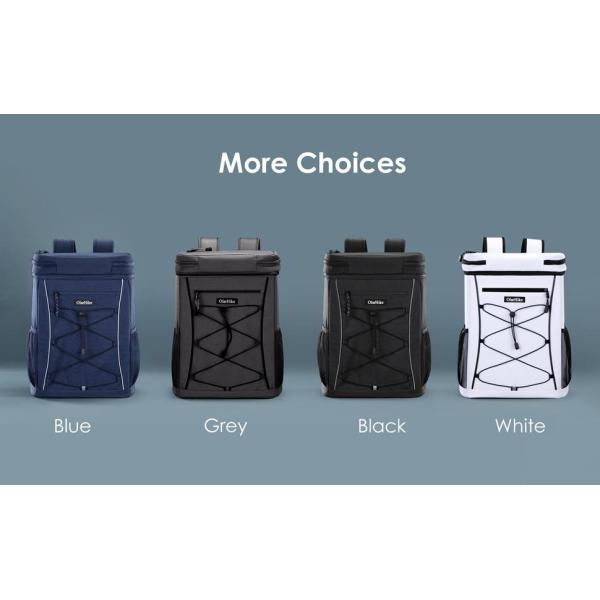 Reflective Strip Insulated Cooler Bags Waterproof 30 Can Soft Sided Cooler