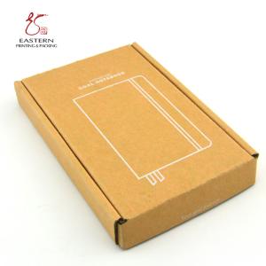 Le papier d'emballage noir oriental a ridé les cartons d'expédition E Fute