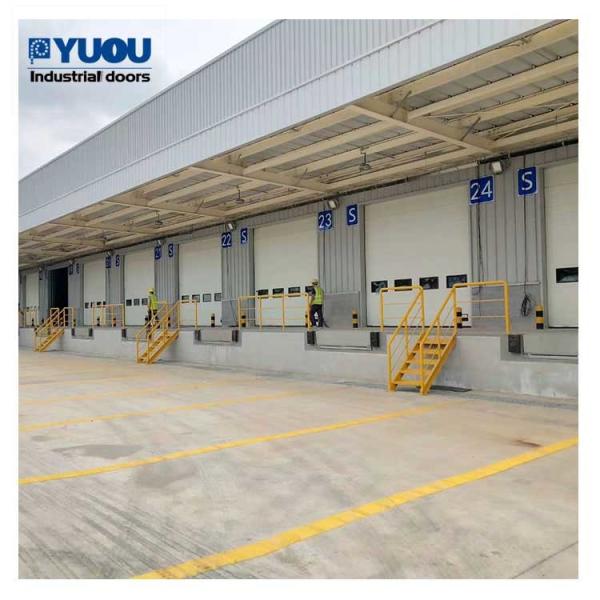Galvanized Sectional Electric Garage Doors 8m Warehouse Overhead Door Windproof