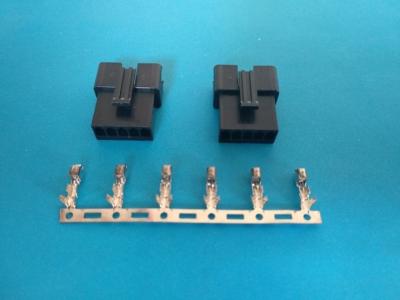 2 - 12 Pin Tin-plated Shrouded Header Connector Male / Female Housing 2.5mm Pitch