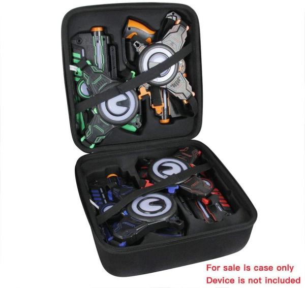 12.5x7 Inch Zipper EVA Hard Case For carrying Infrared Laser Tag