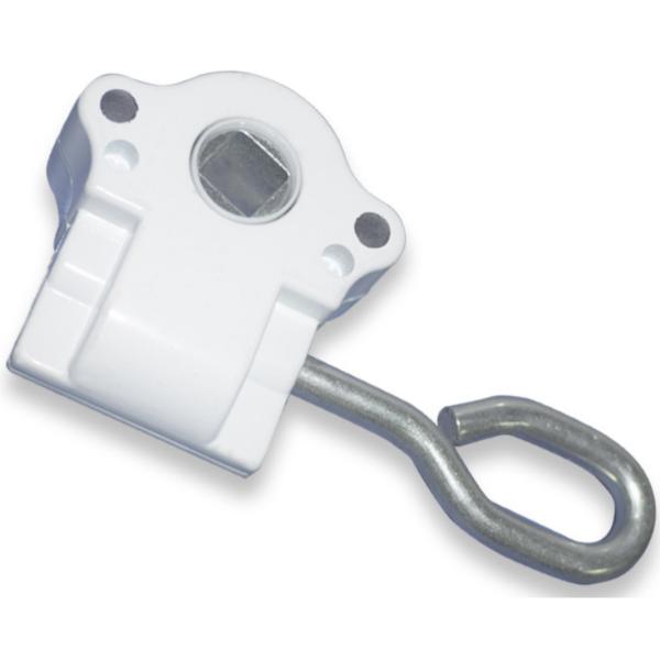 White Aluminum Alloy Awning accessories 1:10 Zinc Gear Box Components for Awnings