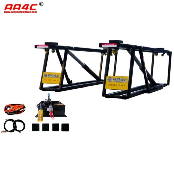 AA4C QUICK LIFT Extended & Heightened Portable Car Lift 3600KG/3800KG Mobile for Rescue Car Wash & More L520HL L750HL