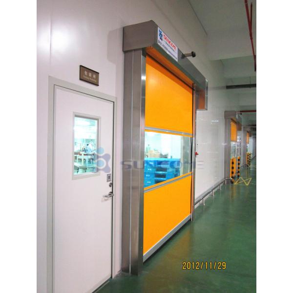 304 Нержавеющая сталь дверная рама высокоскоростные двери в пыли - свободная зона