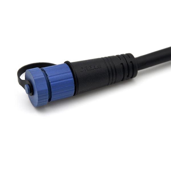 СИД показывает 2 соединитель провода Pin IP68 M15 водоустойчивый