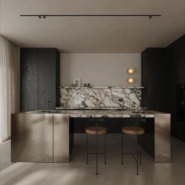 Prima Pull Down Kitchen Cabinet Kitchen Cabinets Modern Aluminum Mirror Polished Brushed Kitchen Cabinets