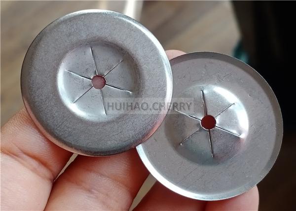 Stainless Steel 50mm Insulation Self-locking Washers Square Beveled
