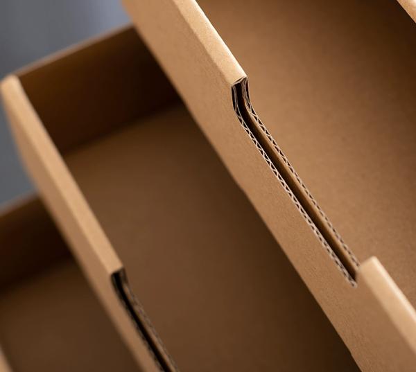 A4 Kraft Paper File Organizer Box Multi Layer Desktop Drawer Storage For Office Home Corrugated Packaging