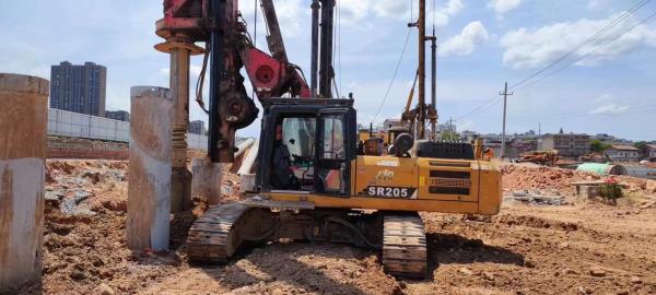 Shacman SR205 Second Hand Drilling Rig CAT C9STH Mitsubishi 6D24-TL Engine