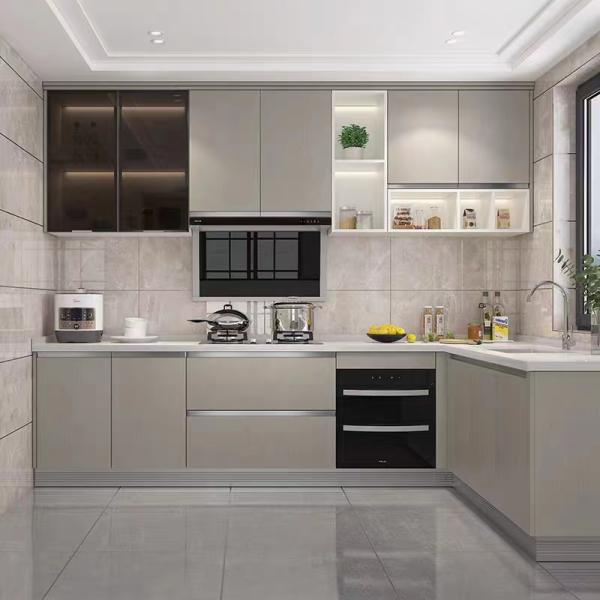 Back Restaurant Kitchen Cabinets Modern Hotel Integrated Kitchen Unit