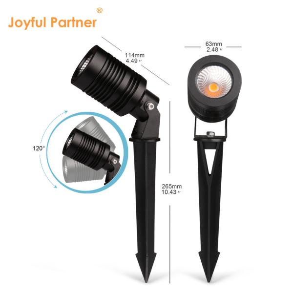 Aluminum LED Garden Spot Light COB LED 6W Waterproof IP65 Anti-UV With CE RoHS Approval