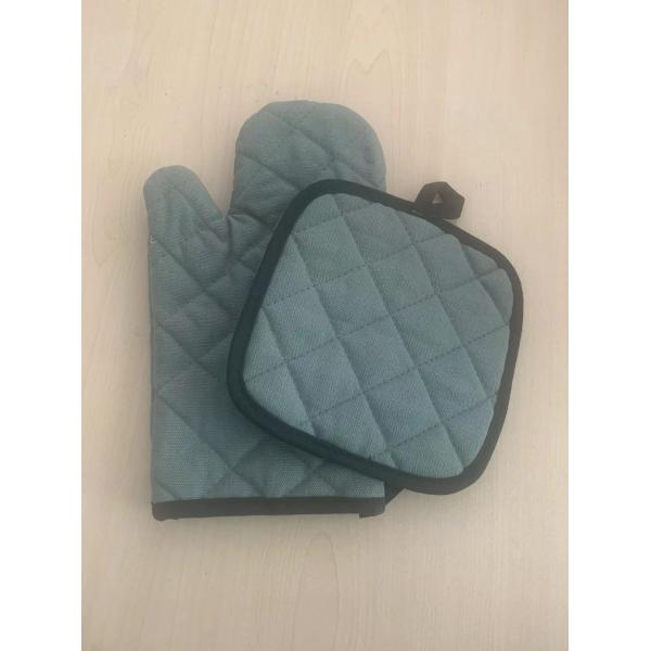 Bbq Cotton Soft Heat For Cooking For Kitchen Hands Household Thickened Gloves