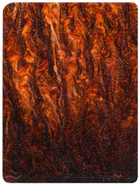 Reddish Brown Starry Sky Pearl Acrylic Sheets  24*40 Inch Non Toxic