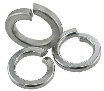 2mm Height M10 Carbon Steel Spring Washer Black Oxide Finish For Railways