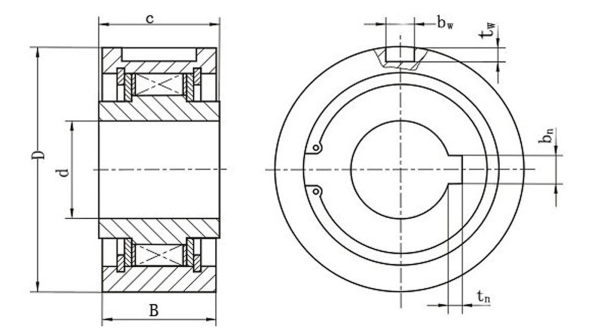 Муфта кулачка Gr15 нося одиночный пакет певицы строки CK-A для муфты ролика иглы чашки оборудования автоматизации вычерченной