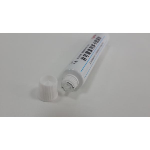 10g Clear Squeezable Pharmaceutical Tube Packaging For Lincomycin Jelly ISO9001