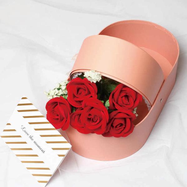 Le berceau de carton d'OIN a formé la boîte de fleur de papier 1200gsm de 2mm