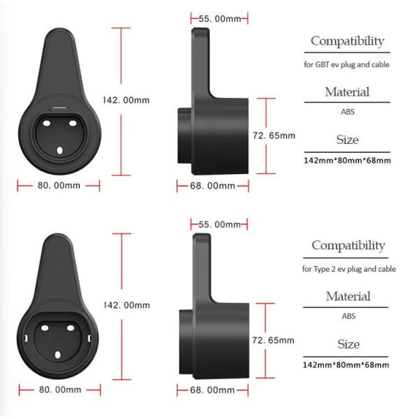Indoor EV Charging Stations Type 1 J1772 Electric Car Charger Holder