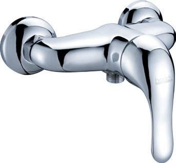Wall Mounted Two Hole Faucet Brass with Single Handle , HN-5E02