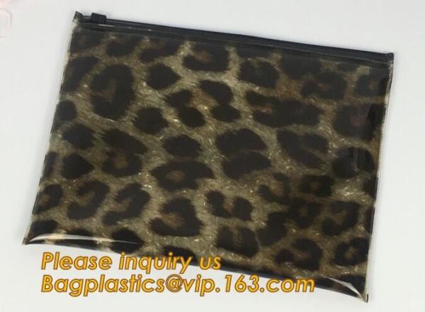Eva Slider Frosted Swimwear Packaging Bags Cosmetic Organizer Pouch with Zipper Toiletry, Pencil, Brush, Makeup