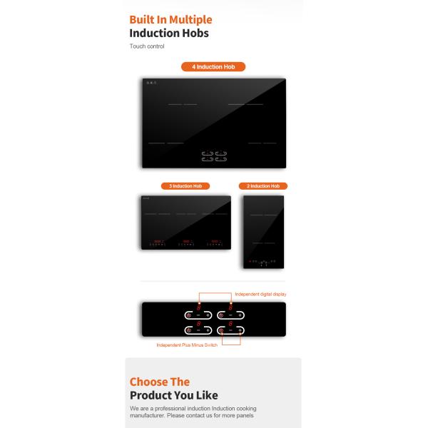 Предварительно установленная быстрая электрическая плитка, индукционная плитка с регулировкой температуры 6600w