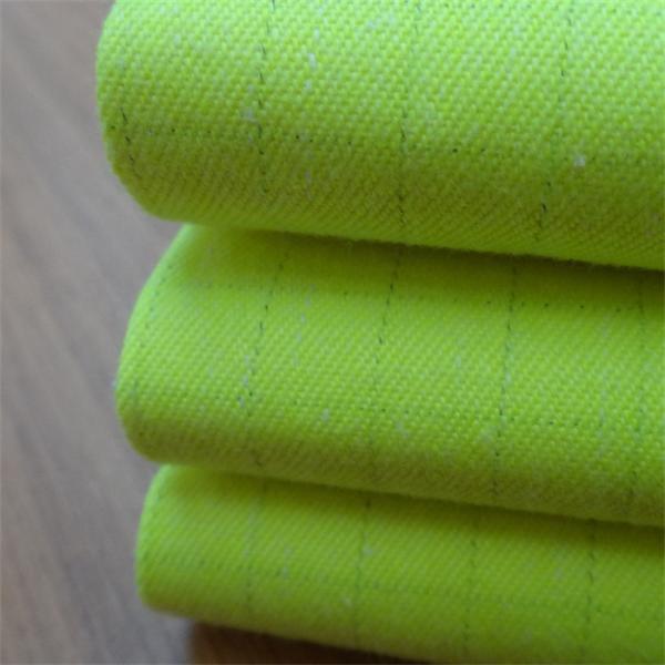 Tissu inhérent 60% 38% Modacrylic 260gsm tissé par coton d'EN1149-3 franc