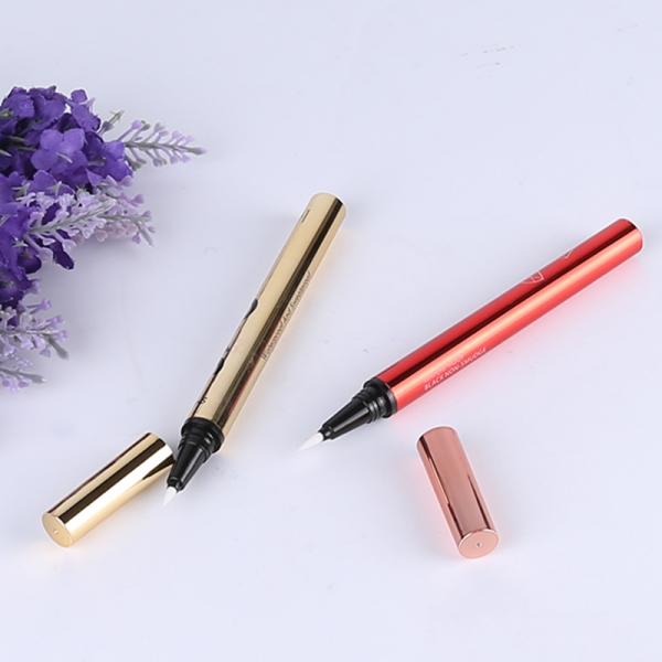 Empty 5ml Eyebrow Growth Eyelash Serum Bottles Gold Red Cosmetic Packing