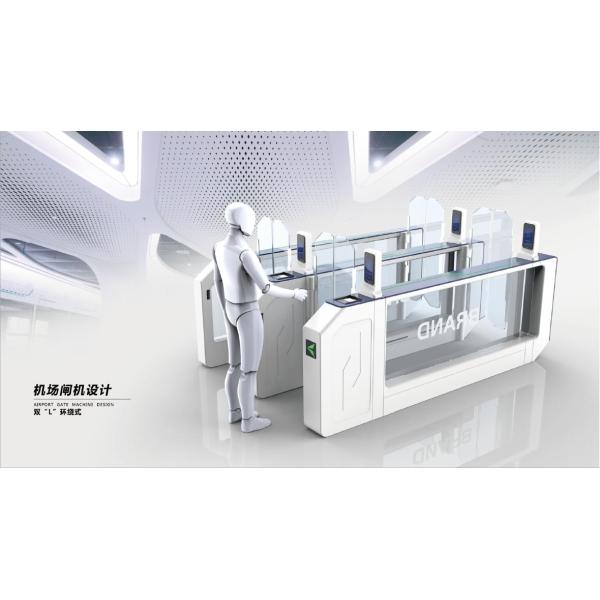 Puerta de doble identificación con brazo acrílico de 10 mm y voltaje de entrada de 100-240V