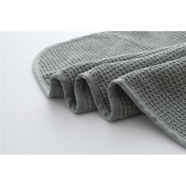 Gray grey clolor microfiber microfibre waffle weave car cleaning cloth sports towels