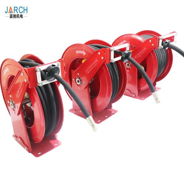 15m/20m/25m/30m Capacity Black/Blue/Red Reel Drum 25kg automatic rewind garden hose reel
