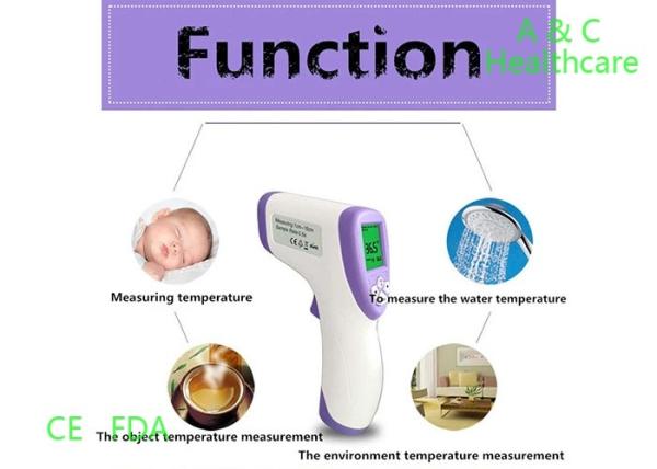 Digital Infrared Forehead Thermometer Non Contact Temperature Gun Elegant Visibility