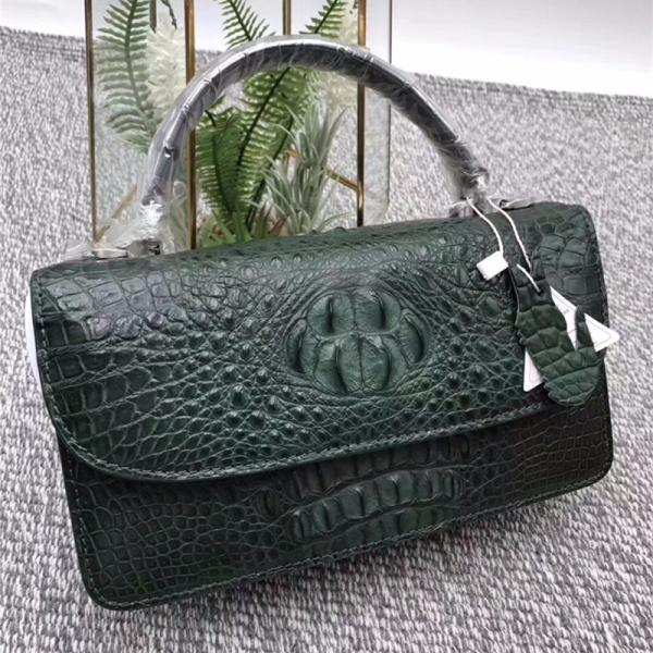Fashion Genuine Crocodile Leather Women Small Mini Handbag Lady Purse Authentic Alligator Skin Female Cross Shoulder Bag