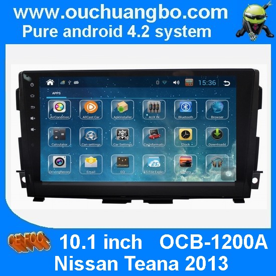 Ouchuangbo Nissan Teana 2013 android car media support gps navigation bluetooth wifi mp3 player