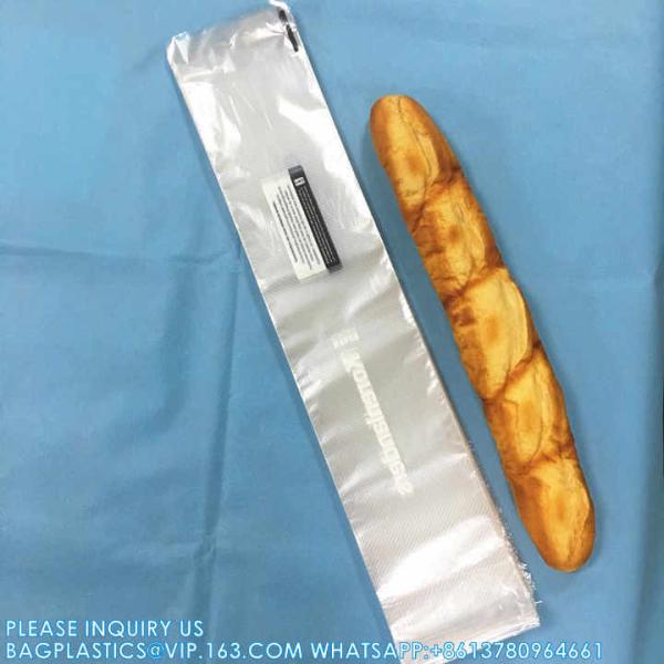 Eco-friendly Customized Print Clear Food Grade Micro Perforation Bag vegetable packing bags, Packaging Bread Bag