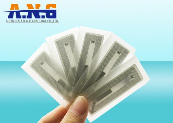 Hf Rfid Tags ULTRALIGHT EV1 4K Adhesive Paper Label Rectangular 56*18mm