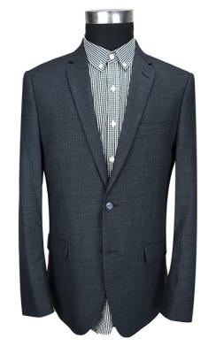 Business Mens Slim Fit Tailored Suit Blazer European Size Dark Gery Color