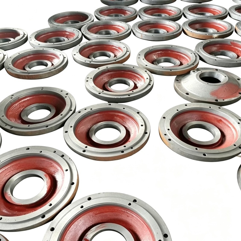 Large Heavy Duty Φ500 Electric Motorized Pulley 505 Cast Iron Flange End Cover Φ140 Bearing M20 Bolts