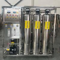 0.5 toneladas de planta de ósmosis inversa de tres tanques de una sola etapa para la fabricación de bebidas alimenticias