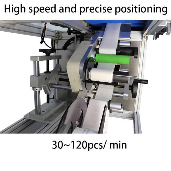 Wood Packaging Material Square Bottle Label Applicator for Flat Surfaces and Printer