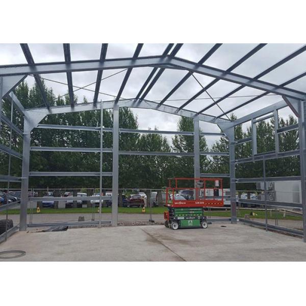 Edificio famoso modificado para requisitos particulares de la estructura de acero del cinc de epoxy prefabricado