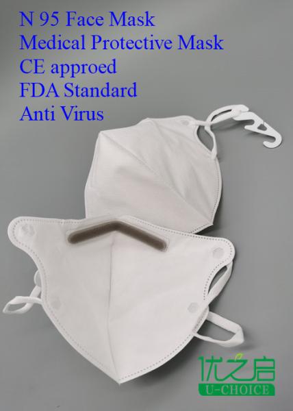 Flexible N95 Medical Protective Mask Self Priming Filter Dust Proof Lightweight