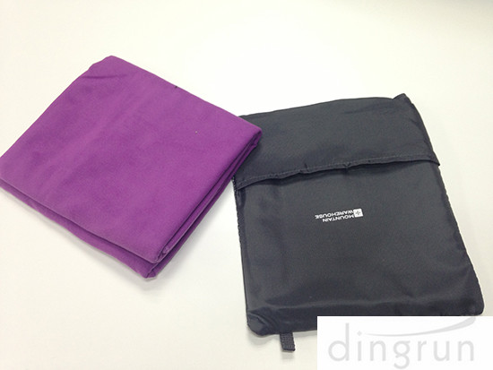 High Absorbent Quick Dry Microfiber Suede Sports towel Mesh Bag Packed