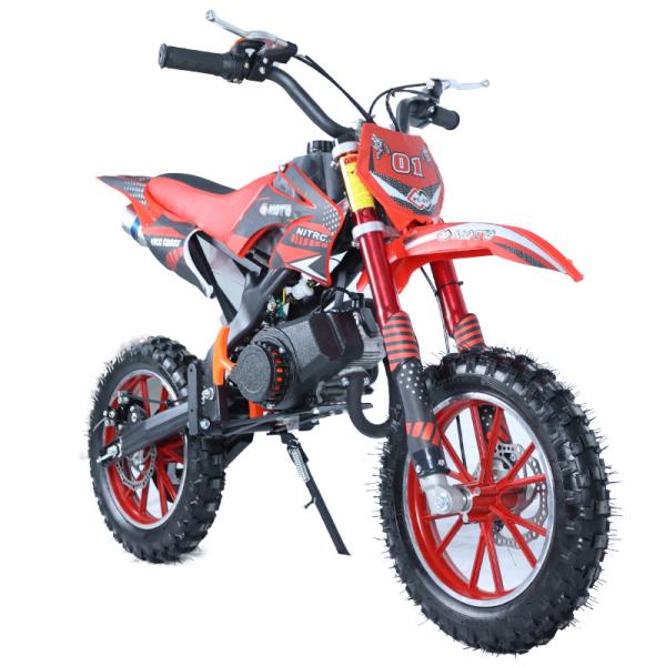 CE Approved 49cc 2 Stroke Kids Orion PCA01 Dirt Bike MAX LOAD 100kg Tires 2.50-10