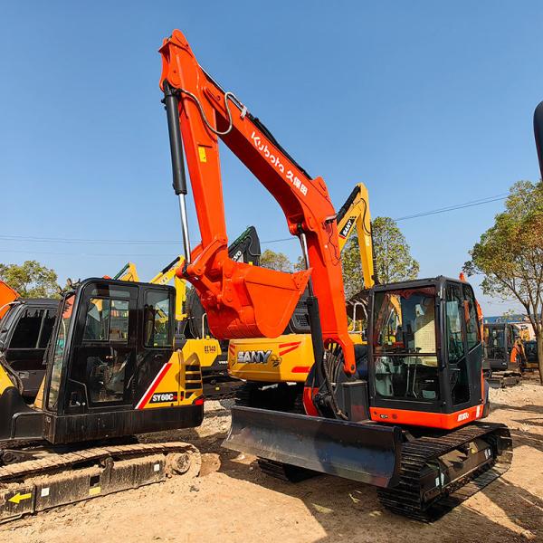 8000kg Used Kubota Kx183 3 47.8kw Backhoe Excavator Digger Equipment