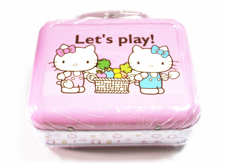 Batman Small Plain Lunch Tin Box Rectangular Shaped Blue / Black / White Color