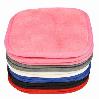 Aucun solvant magique Terry Cloth de serviette de gomme de maquillage de place de fibre