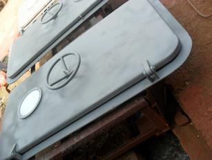 Marine Quick Acting Steel Weathertight Doors With Handle Wheel For Marine Ships